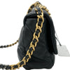 シャネル CHANEL CHANEL19 バッグ AS1160 30番台 ブラック ゴールド金具 シャイニーカーフスキン レディース ショルダーバッグ