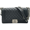 シャネル CHANEL ボーイシャネル25 A67086 ブラック シルバー金具 キャビアスキン レディース ショルダーバッグ