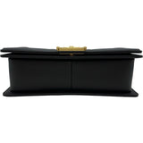 シャネル CHANEL ボーイシャネル25 A67086 ブラック ゴールド金具 キャビアスキン レディース ショルダーバッグ