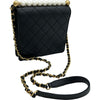 シャネル CHANEL マトラッセパールチェーンショルダーバッグ AS0584 29番台 ブラック ゴールド金具 ラムスキン/フェイクパール レディース ショルダーバッグ