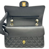 シャネル CHANEL マトラッセ25 A01112 ブラック ゴールド金具 キャビアスキン レディース ショルダーバッグ
