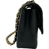 シャネル CHANEL マトラッセ25 A01112 ブラック ゴールド金具 キャビアスキン レディース ショルダーバッグ
