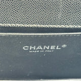 シャネル CHANEL ボーイシャネル25 A67086 ブラック シルバー金具 キャビアスキン レディース ショルダーバッグ