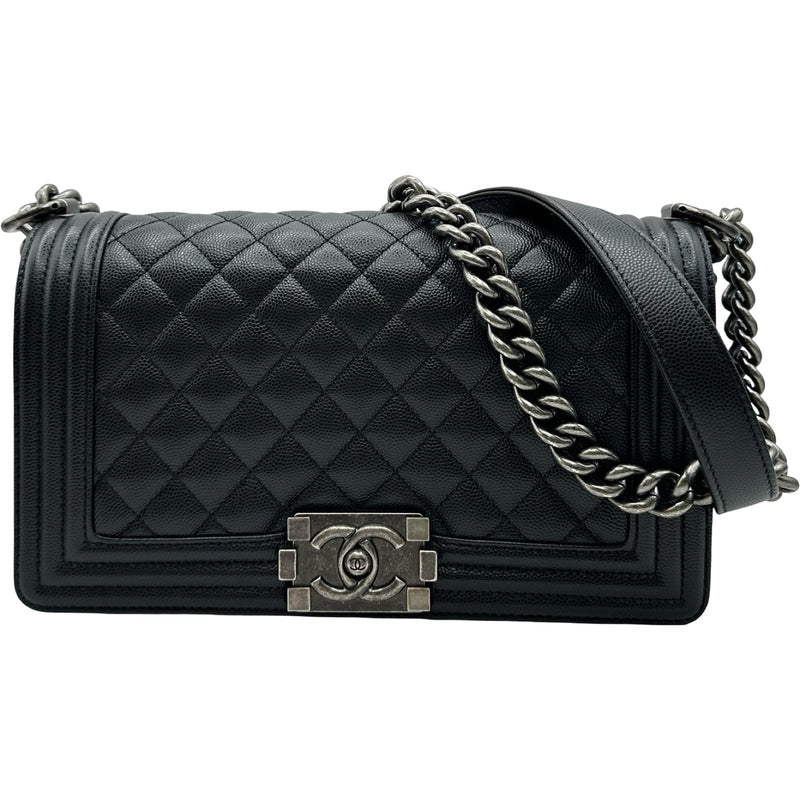 シャネル CHANEL ボーイシャネル25 A67086 ブラック シルバー金具