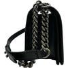 シャネル CHANEL ボーイシャネル25 A67086 ブラック シルバー金具 キャビアスキン レディース ショルダーバッグ