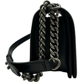 シャネル CHANEL ボーイシャネル25 A67086 ブラック シルバー金具 キャビアスキン レディース ショルダーバッグ