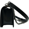 シャネル CHANEL ボーイシャネル25 A67086 ブラック シルバー金具 キャビアスキン レディース ショルダーバッグ