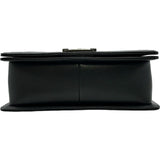 シャネル CHANEL ボーイシャネル25 A67086 ブラック シルバー金具 キャビアスキン レディース ショルダーバッグ