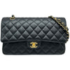 シャネル CHANEL マトラッセ 25 A01112 ブラック ゴールド金具 キャビアスキン レディース ショルダーバッグ