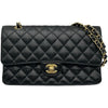 シャネル CHANEL マトラッセ 25 A01112 ブラック ゴールド金具 キャビアスキン レディース ショルダーバッグ