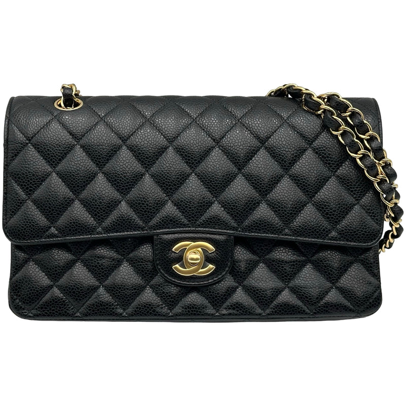 シャネル CHANEL マトラッセ 25 A01112 ブラック ゴールド金具