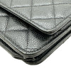 シャネル CHANEL マトラッセチェーンウォレット AP0250 ブラック ゴールド金具 キャビアスキン レディース ショルダーバッグ