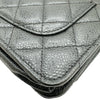 シャネル CHANEL マトラッセチェーンウォレット AP0250 ブラック ゴールド金具 キャビアスキン レディース ショルダーバッグ