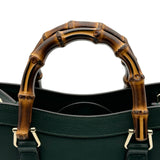 グッチ GUCCI ダイアナミディアムトートバッグ 853226 グリーン ゴールド金具 レザー レディース ショルダーバッグ