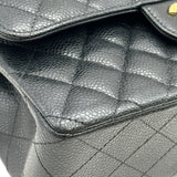 シャネル CHANEL マトラッセ23 A01113 ブラック ゴールド金具 キャビアスキン レディース ショルダーバッグ