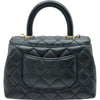 シャネル CHANEL ココハンドルXXS AS2215 ブラック ゴールド金具 キャビアスキン レディース ショルダーバッグ