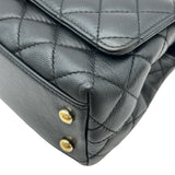 シャネル CHANEL ココハンドルXXS AS2215 ブラック ゴールド金具 キャビアスキン レディース ショルダーバッグ