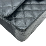 シャネル CHANEL マトラッセ25 A01112 ブラック シルバー金具 キャビアスキン レディース ショルダーバッグ