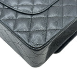 シャネル CHANEL マトラッセ25 A01112 ブラック シルバー金具 キャビアスキン レディース ショルダーバッグ