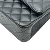 シャネル CHANEL マトラッセ25 A01112 30番台 ブラック シルバー金具 キャビアスキン レディース ショルダーバッグ