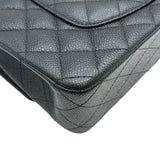シャネル CHANEL マトラッセ25 A01112 30番台 ブラック シルバー金具 キャビアスキン レディース ショルダーバッグ