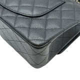 シャネル CHANEL マトラッセ25 A01112 30番台 ブラック シルバー金具 キャビアスキン レディース ショルダーバッグ