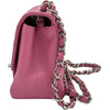 シャネル CHANEL ミニマトラッセ18シェブロン A35200 30番台 ピンク シルバー金具 ラムスキン レディース ショルダーバッグ