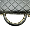 シャネル CHANEL マトラッセトップハンドルチェーンウォレット ブラック ゴールド金具 ラムスキン レディース ショルダーバッグ