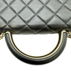 シャネル CHANEL マトラッセトップハンドルチェーンウォレット ブラック ゴールド金具 ラムスキン レディース ショルダーバッグ