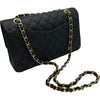 シャネル CHANEL マトラッセ25 A01112 ブラック ゴールド金具 キャビアスキン レディース ショルダーバッグ