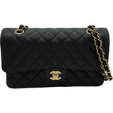 シャネル CHANEL マトラッセ25 A01112 ブラック ゴールド金具 キャビアスキン レディース ショルダーバッグ