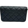シャネル CHANEL マトラッセチェーンポーチ ブラック ゴールド金具 ラムレザー レディース ポーチ
