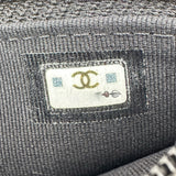 シャネル CHANEL マトラッセチェーンポーチ ブラック ゴールド金具 ラムレザー レディース ポーチ