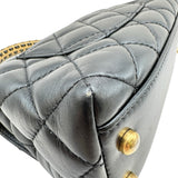 シャネル CHANEL ココハンドルXXS AS2215 ブラック ゴールド金具 ラムレザー レディース ハンドバッグ