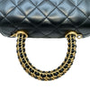 シャネル CHANEL ココハンドルXXS AS2215 ブラック ゴールド金具 ラムレザー レディース ハンドバッグ