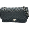 シャネル CHANEL マトラッセ25 A01112 30番台 ブラック シルバー金具 キャビアスキン レディース ショルダーバッグ
