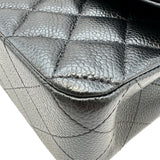 シャネル CHANEL マトラッセ25 A01112 30番台 ブラック シルバー金具 キャビアスキン レディース ショルダーバッグ
