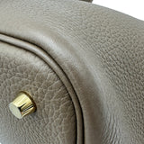 エルメス HERMES ピコタンロック MM B刻印　(2023年製) エトゥープ ゴールド金具 トリヨンクレマンス レディース ハンドバッグ