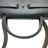 エルメス HERMES エールバッグジップPM A刻印 ジョーヌドール･サフィール シルバー金具 トワル･ハンター レディース ショルダーバッグ