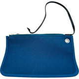 エルメス HERMES エールバッグジップPM A刻印 ジョーヌドール･サフィール シルバー金具 トワル･ハンター レディース ショルダーバッグ