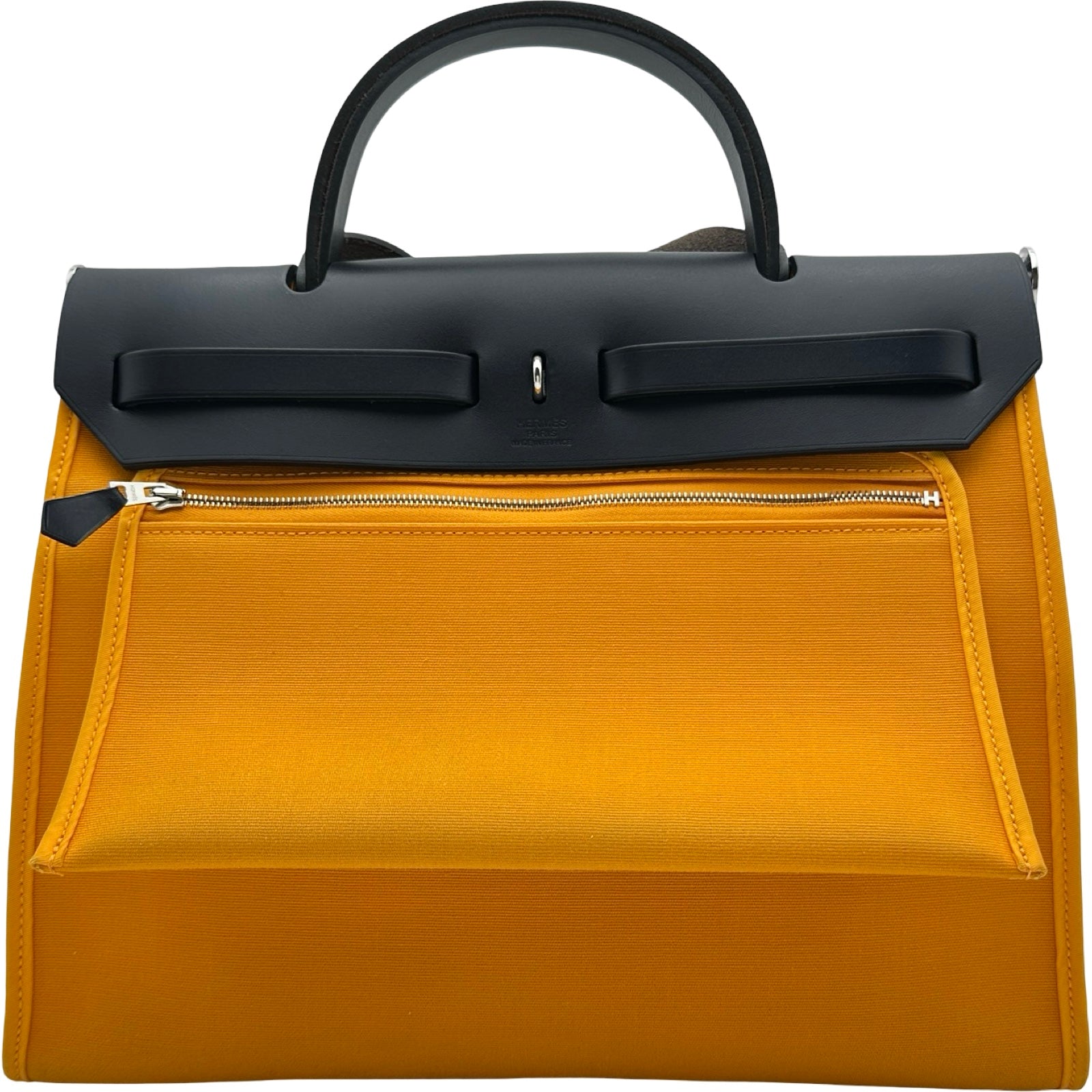 エルメス HERMES エールバッグジップPM A刻印 ジョーヌドール