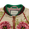 グッチ GUCCI タイガーフラワー刺繡ボンバージャケット 430486 クリームベージュ シルク レディース ブルゾン