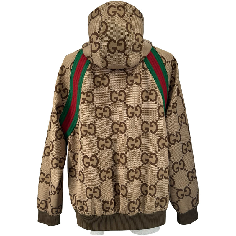 『nom 』 GUCCI グッチ ジャンボGG型押し グッチ GUCCI ジャンボGG総柄ジップアップジャケット 713974 ベージュ