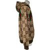 グッチ GUCCI ジャンボGG総柄ジップアップジャケット 713974 ベージュ ポリエステル メンズ ブルゾン