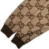 グッチ GUCCI ジャンボGG総柄ジップアップジャケット 713974 ベージュ ポリエステル メンズ ブルゾン