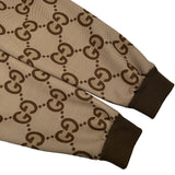 グッチ GUCCI ジャンボGG総柄ジップアップジャケット 713974 ベージュ ポリエステル メンズ ブルゾン