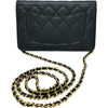 シャネル CHANEL マトラッセチェーンウォレット AP0250 ブラック ゴールド金具 キャビアスキン レディース 長財布