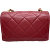 シャネル CHANEL マトラッセチェーンショルダーバッグ AS2633 レッド系 ゴールド金具 ラムスキン レディース ショルダーバッグ