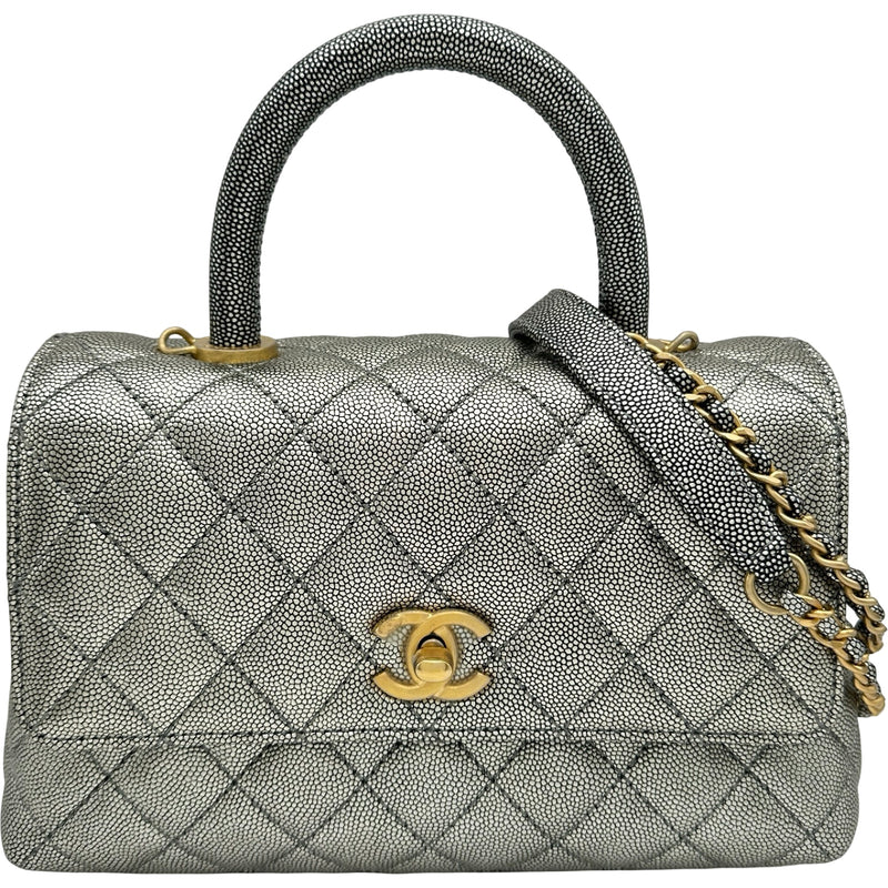 シャネル CHANEL ココハンドルXS A92990 シルバー ゴールド金具
