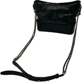 シャネル CHANEL ガブリエルドゥシャネルラージホーボー A93825 28番台 ブラック シルバー/ゴールド金具 エイジドカーフ レディース ショルダーバッグ